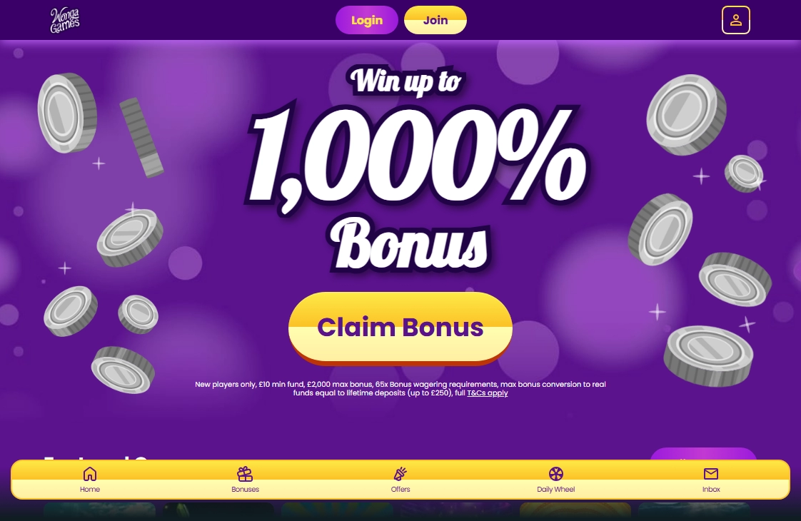Wonga Games Casino
